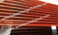 Tension Wound Single Row Flat Fin Tube For Air Cooled Condenser