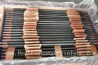 C12200 / TP2 Copper Finned Tube , Tension Wrapped L Type Condenser Tube
