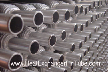 Extruded OD 1'' Aluminum Finned Tubes With 10 FPI Fin Densities Segment Fins